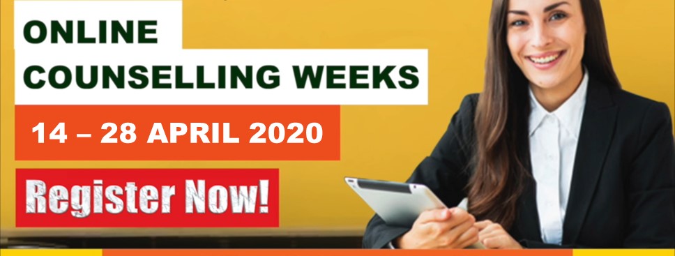 Online Counselling Weeks | 14-28 April 2020