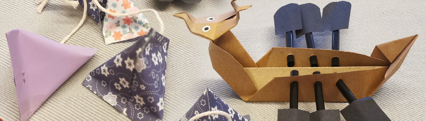A Dragon Boat Origami Making Activity