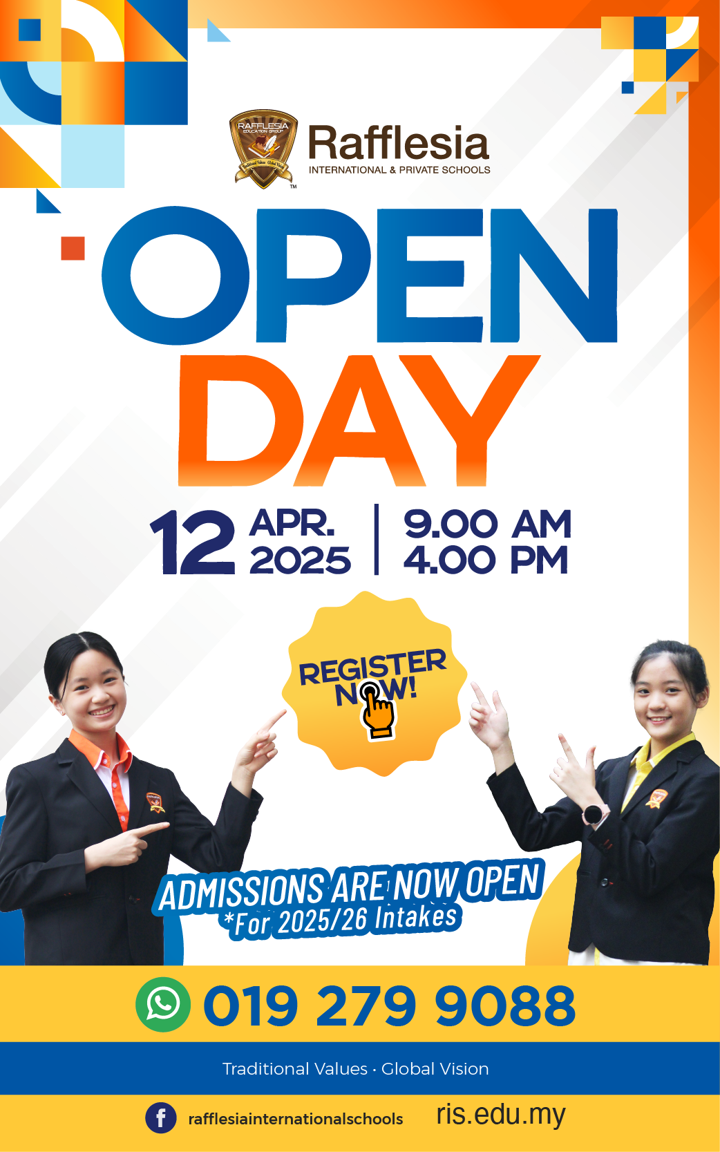 Open Day 12 April 2025