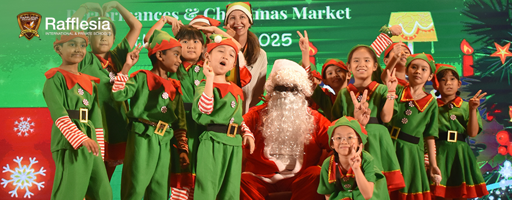 Christmas magic at Rafflesia International School!