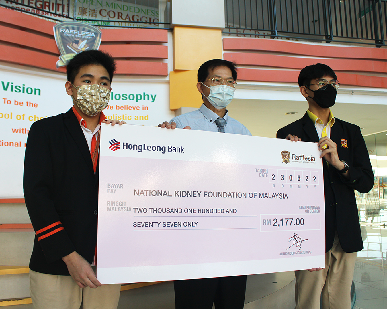 Donation to National Kidney Foundation