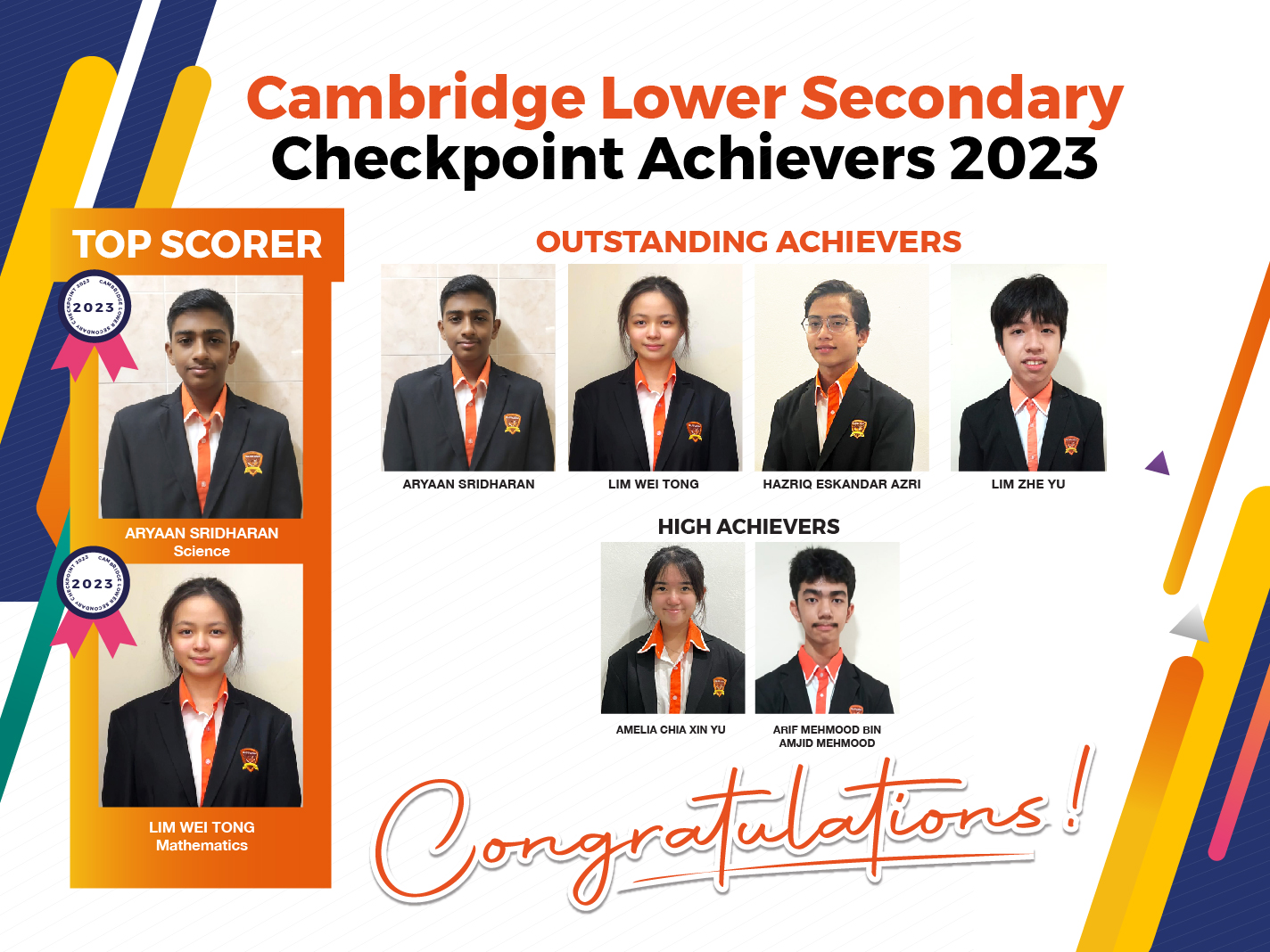 Cambridge Lower Secondary Checkpoint Achievers 