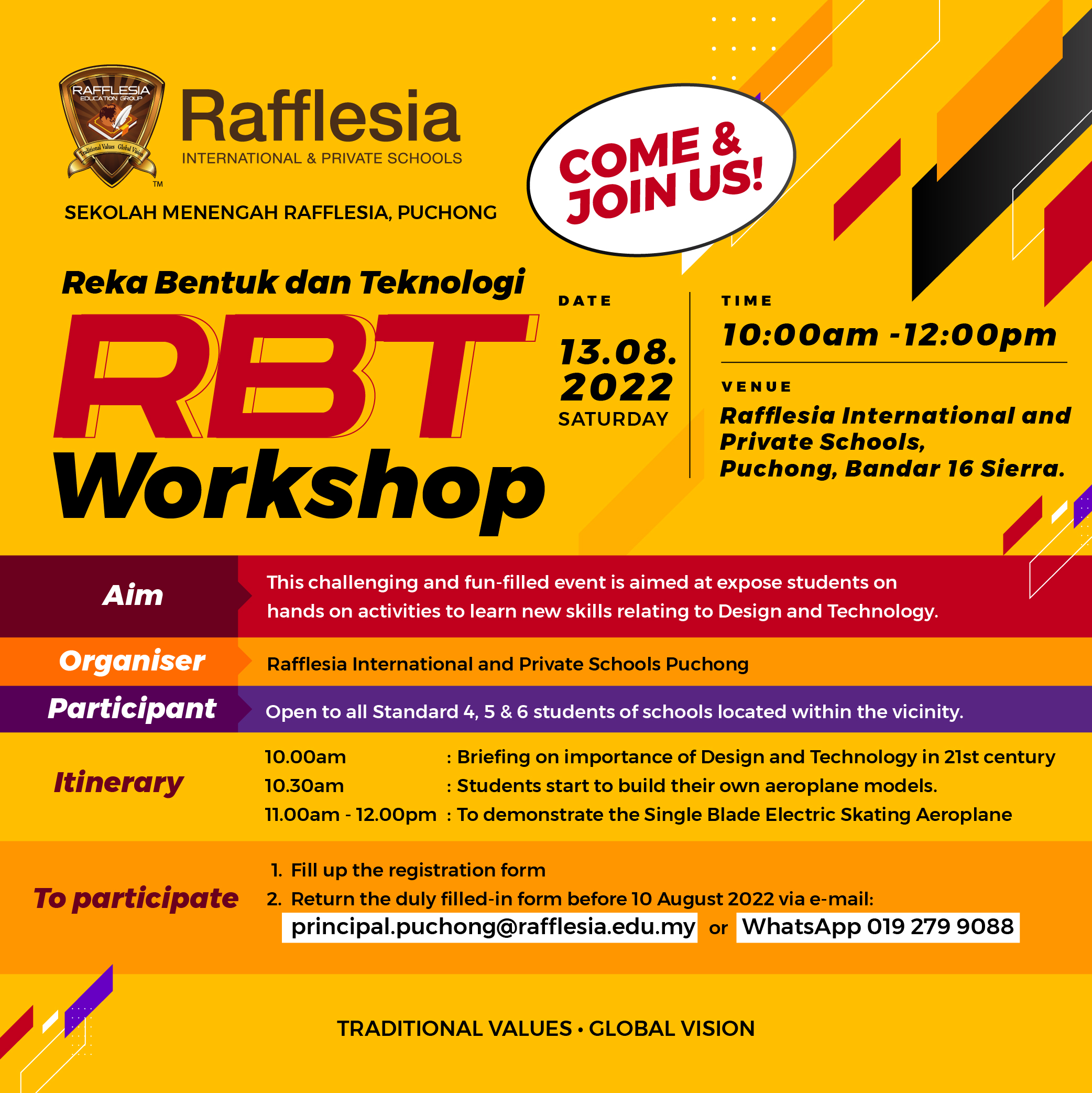 Reka Bentuk dan Teknologi (RBT) Workshop