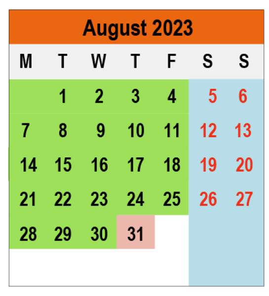 RIS Calendar 2023-2024 