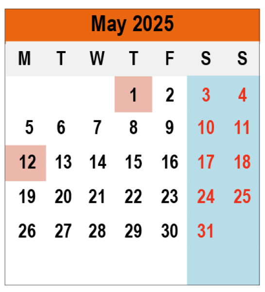 Academic Calendar 2024/2025