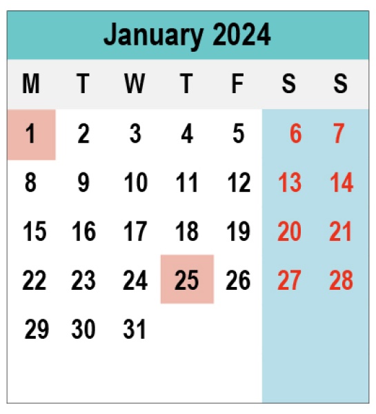 Calendar 2024