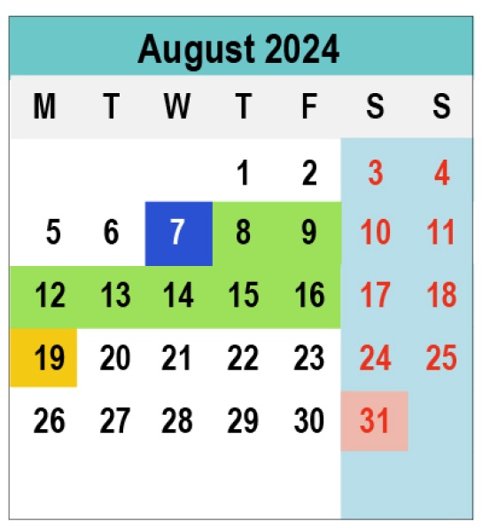 Calendar 2024