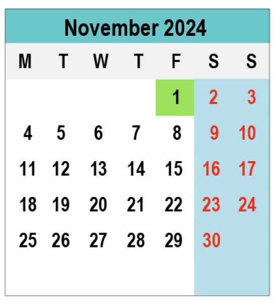 Calendar 2024