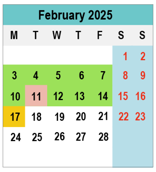 2025 Calendar