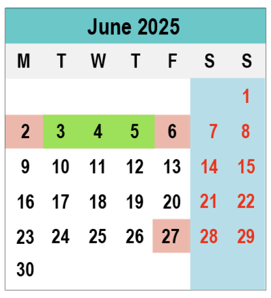 2025 Calendar