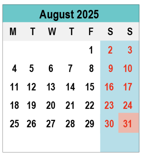 2025 Calendar