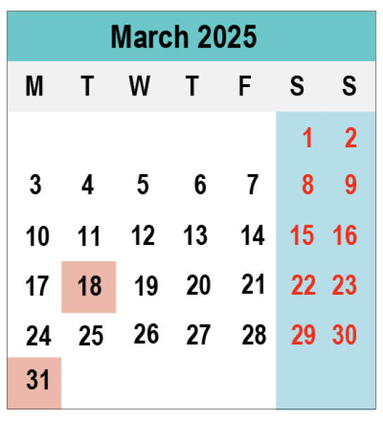 2025 Calendar