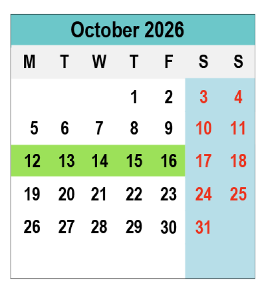 2026 Calendar