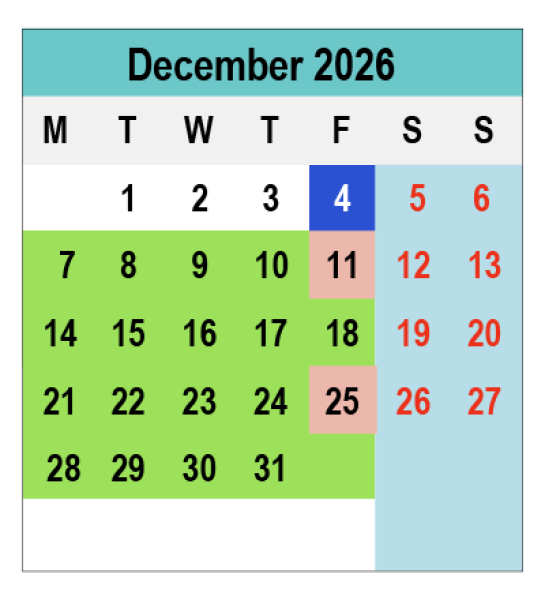 2026 Calendar