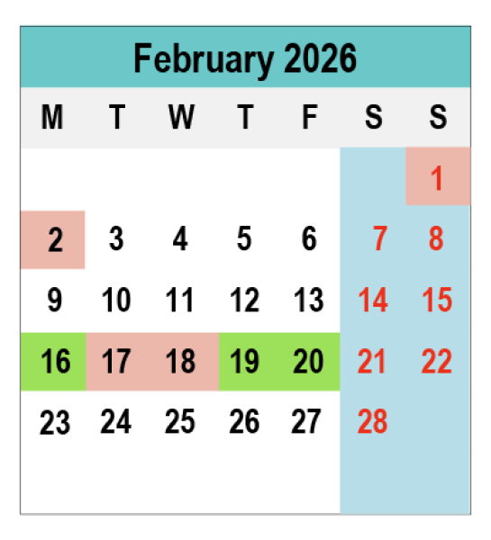 2026 Calendar