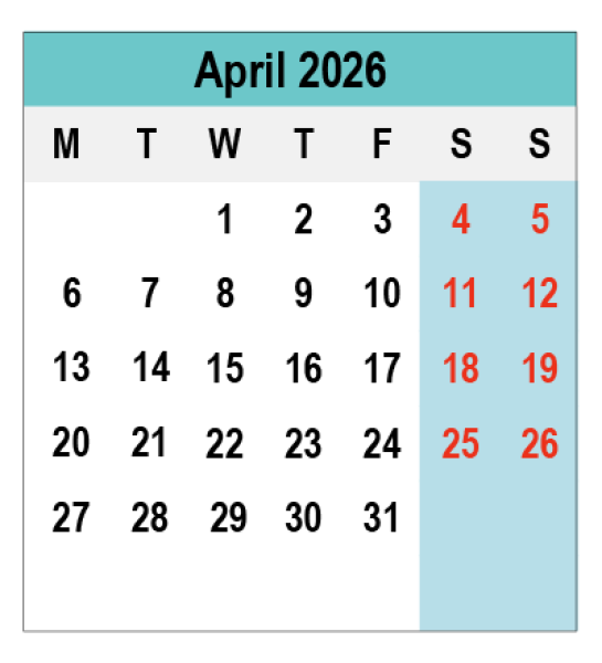2026 Calendar