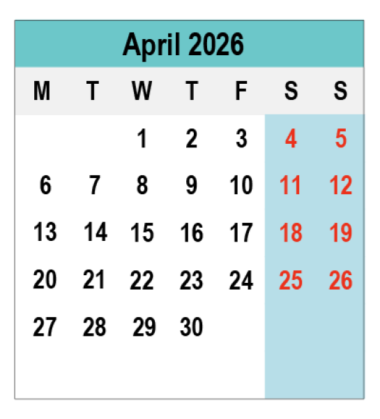 2026 Calendar
