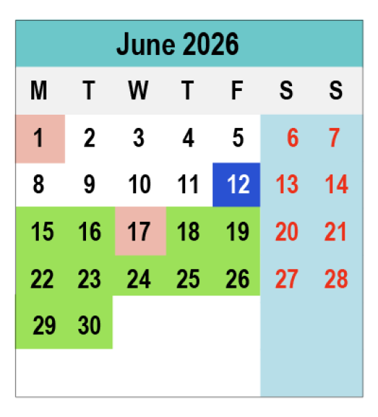 2026 Calendar