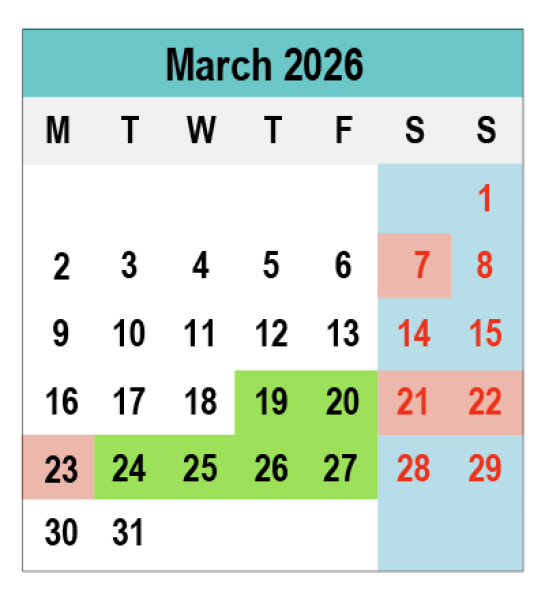 2026 Calendar