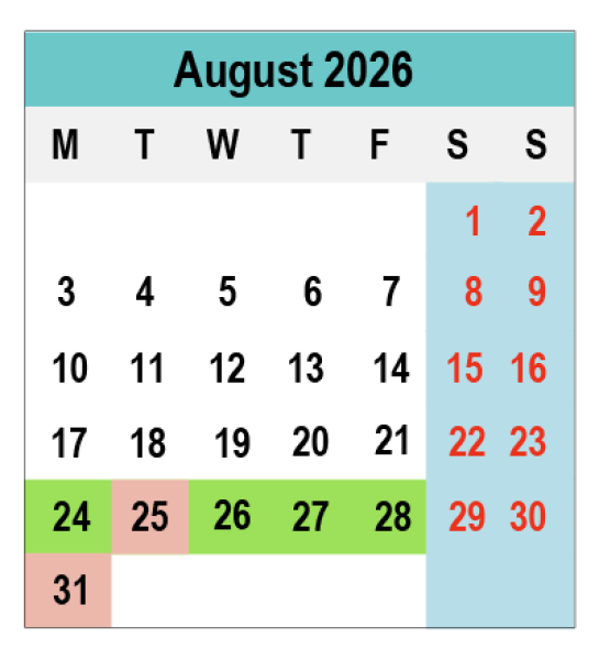 2026 Calendar