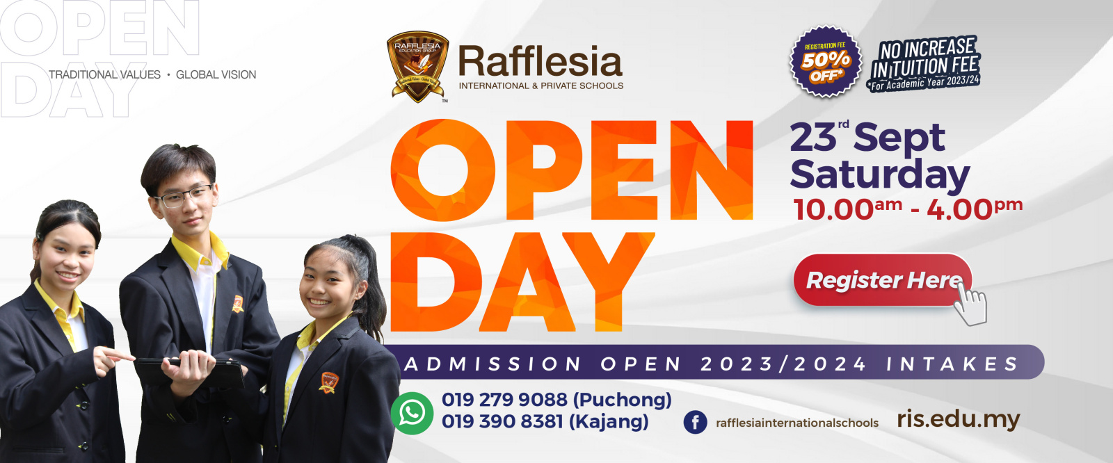 Open Day 23 Sept 2023