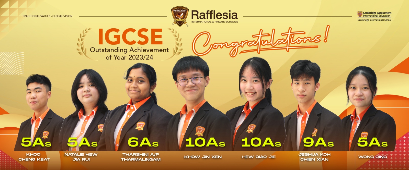 IGCSE Top Achievers 2023/2024 (Puchong)